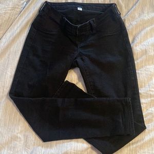 Black maternity jeans